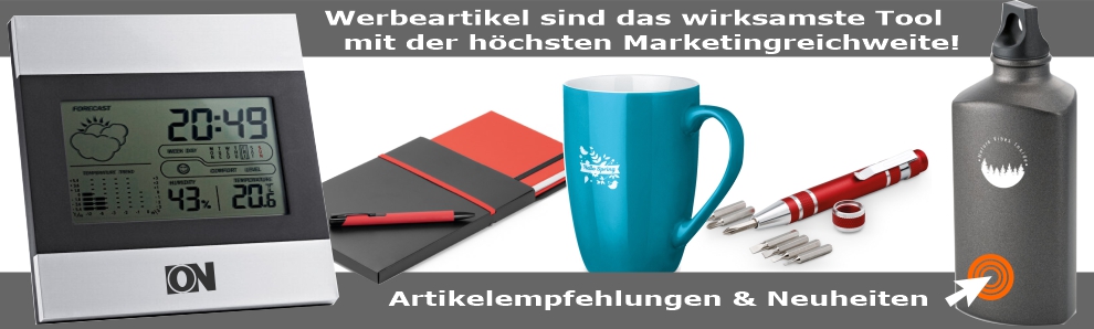 Werbeartikel und Werbegeschenke