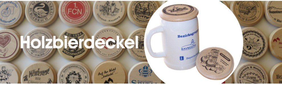 Werbeartikel Holzbierdeckel