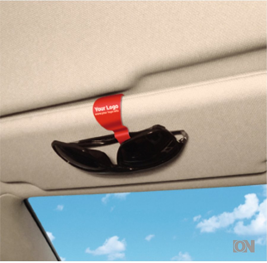 Brillenhalter fürs Auto mit Ihrem Logo Pins, Anstecker & mehr