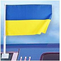 Autoflagge 27 x 45 Ukraine