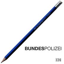 Bundespolizei Bleistift in BLAU