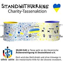 Charity-Tasse Stand with Ukraine