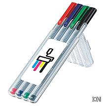 STAEDTLER Fineliner TRIPLUS, 4 Stifte