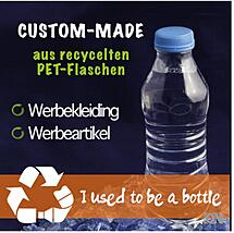 Werbeartikel aus recycelten PET-Flaschen