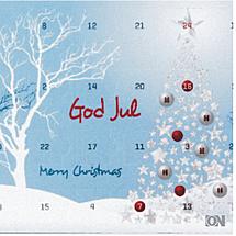 A5 Adventskalender mit 24 Trchen