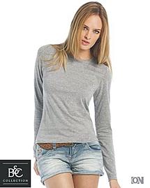 Ladies Langarm T-Shirt, verschiedene Farben