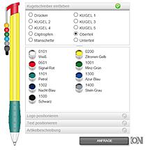Kugelschreiber nach Farbwunsch
