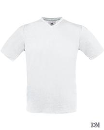Herren V-Neck T-Shirt in weiß