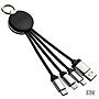 3-in-1 Ladekabel mit Beleuchtung REEVES-PUHALANI
