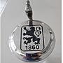 Zinndeckel mit Federklammer