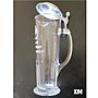 Habsburgerglas mit Flachzinndeckel 0,5 ltr.