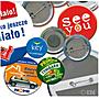 Button mit Nadelverschluss