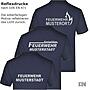 Feuerwehr Rcken Reflexdruck
