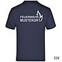 Feuerwehr Rcken Reflexdruck
