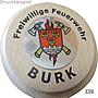 Holzbierdeckel mit ALU-Ronde