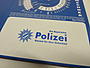 Polizei Parkscheibe aus Karton bededruckt