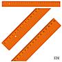 Kunststoff Lineal 30 cm