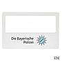 Polizei Lupe in Kreditkartengre