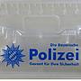 Polizei Mini Taschenlocher in wei inkl. Druck