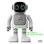 Robert der tanzende Roboter mit Lautsprecher