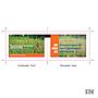 Blummensamen-Briefchen mit 4C Druck