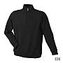 Round-Neck Zip Sweatshirt