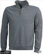 Round-Neck Zip Sweatshirt