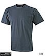 Klassisches T-Shirt mit Brusttasche