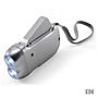 Dynamo-Taschenlampe mit 2 LEDs