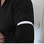 Trauer-Armbinde mit Klettverschluss