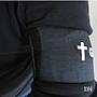 Trauer-Armbinde mit Klettverschluss