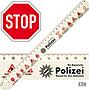Polizei Verkehrszeichenlineal, 30cm