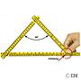 Qualitts Zollstock 2m