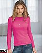 Women Langarm Shirt in pink