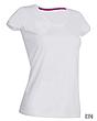 V-Neck Damen Shirt in wei