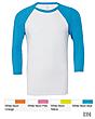 Herren 3/4 Baseball T-Shirt, in Neonfarben