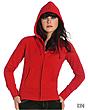 B&C Damen Sweatjacke mit Kapuze