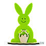 Steckfigur Osterhase inkl. Druck