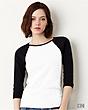 Damen Contrast Raglan T-Shirt