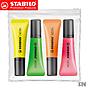 STABILO NEON 4er ZIP-Etui