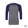 Herren 3/4 Baseball T-Shirt