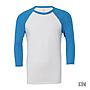 Herren 3/4 Baseball T-Shirt, in Neonfarben