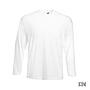 Herren Langarm Shirt in wei
