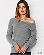 Damen Fleece Wideneck Sweatshirt