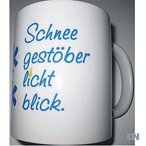 Kaffeetasse Schneegestber...