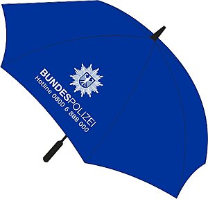 Stockschirm Bundespolizei
