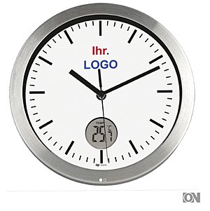 Thermo-Metall-Wanduhr