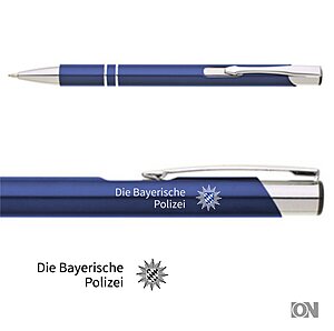 Polizei Metallkugelschreiber in BLAU