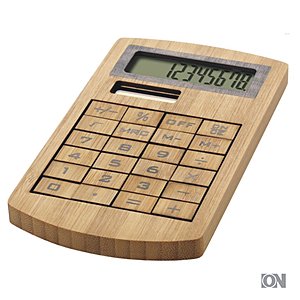 Taschenrechner aus Bambus