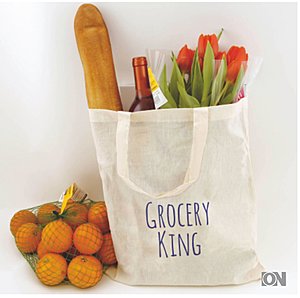 Baumwolltasche, naturfarbig mit KURZEN Henkel
